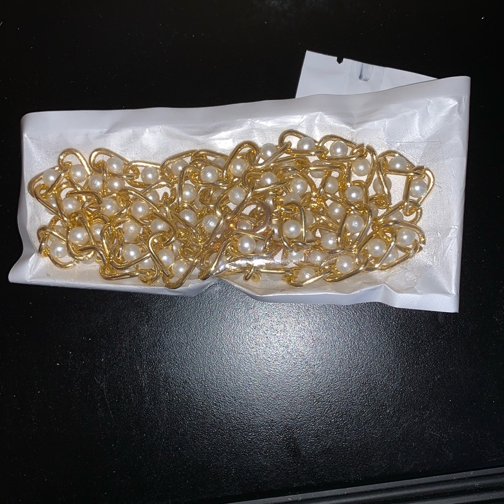 Pearl And Gold Unbranded Purse/Wallet Chain